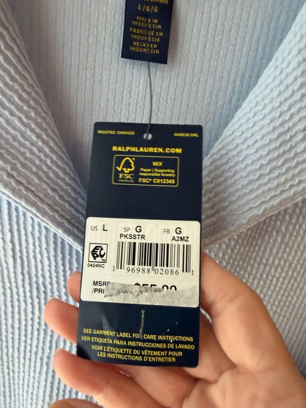 Polo Ralph Lauren light pale